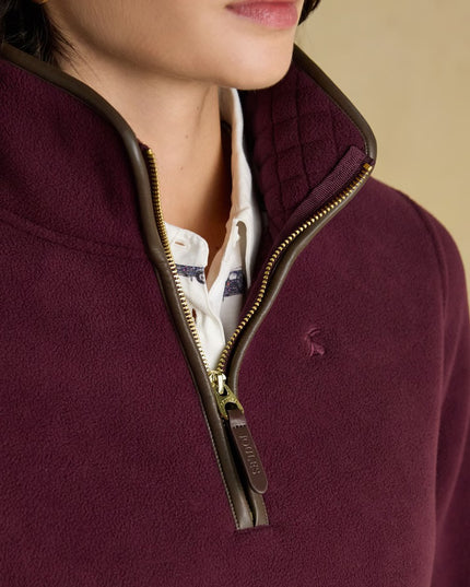 Heritage Burgundy Quarter Zip Fleece