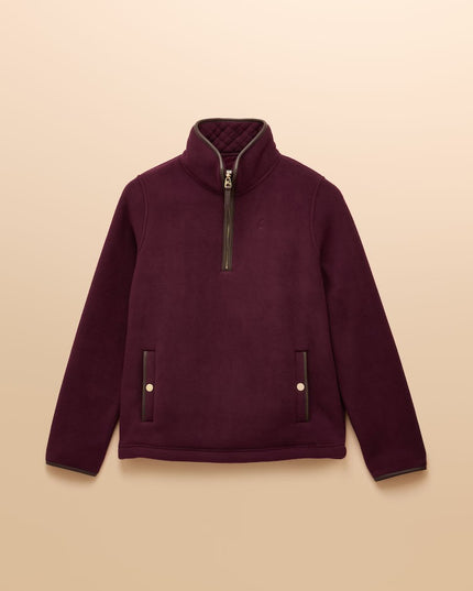 Heritage Burgundy Quarter Zip Fleece