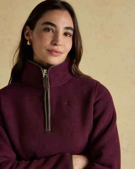 Heritage Burgundy Quarter Zip Fleece