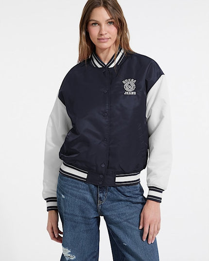 Guess Jeans Varsity Jacket - Black