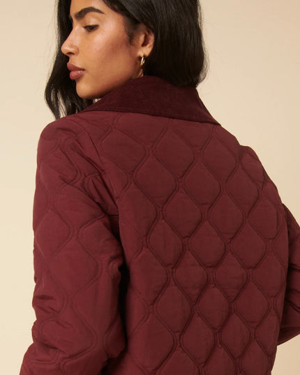 Wimslow Quilted Jacket - Burgundy
