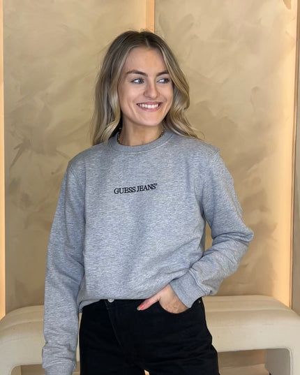 Guess Jeans Logo Sweatshirt - Grey