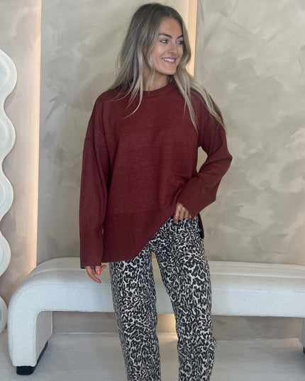 Steffie Pullover - Spiced Apple Melange