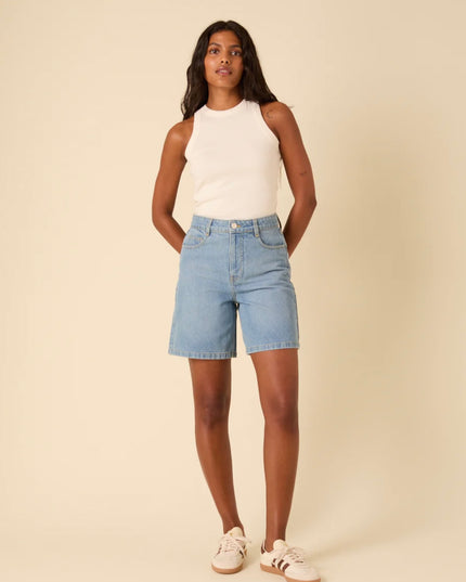 Ribbed Racer Vest - White