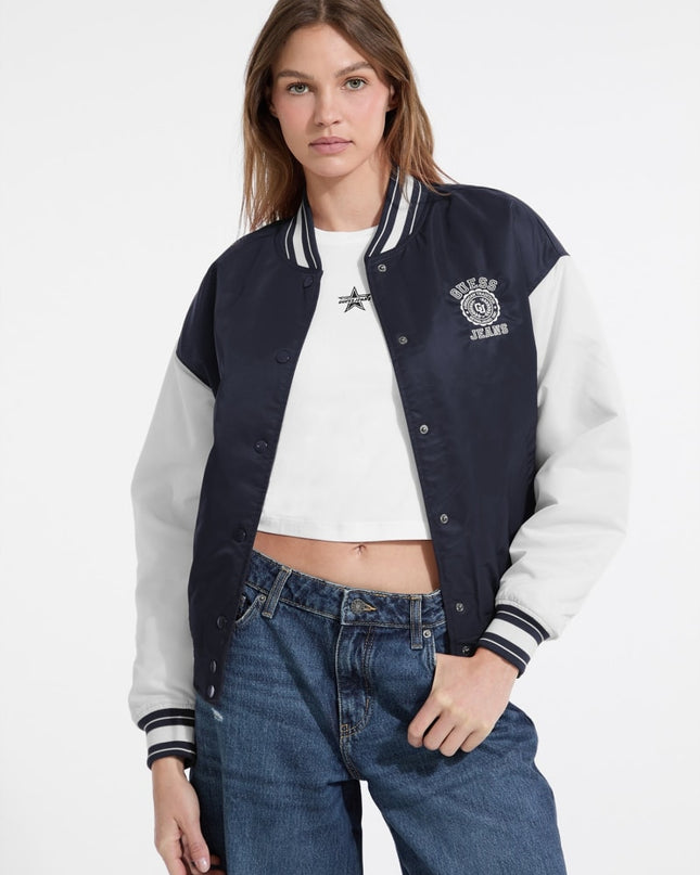 Guess Jeans Varsity Jacket - Black