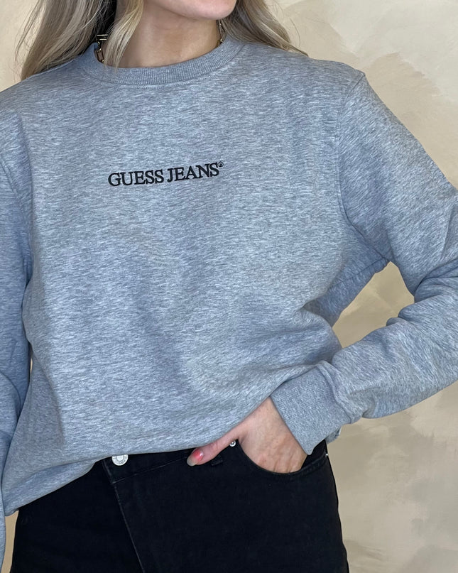 Guess Jeans Logo Sweatshirt - Grey