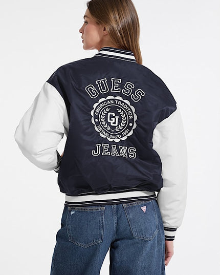 Guess Jeans Varsity Jacket - Black