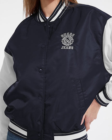 Guess Jeans Varsity Jacket - Black