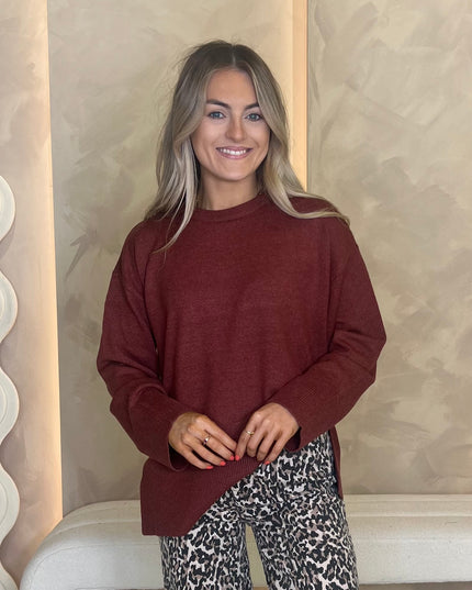 Steffie Pullover - Spiced Apple Melange