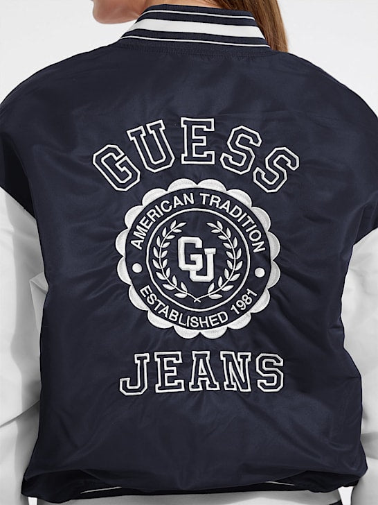 Guess Jeans Varsity Jacket - Black