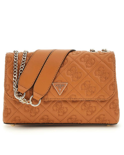 Guess Adelasia Embossed Crossbody - Caramel