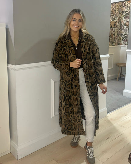 The Chloe Coat - Leopard