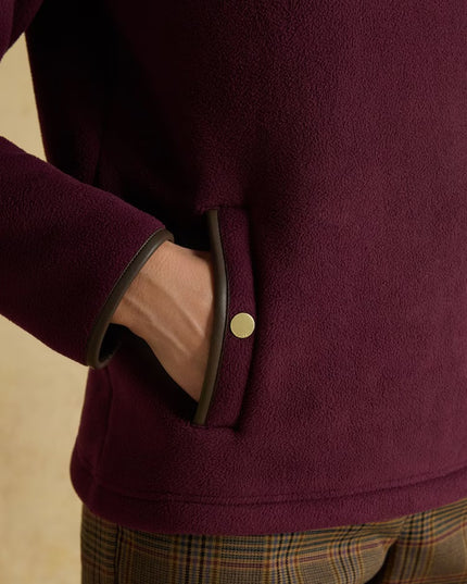 Heritage Burgundy Quarter Zip Fleece
