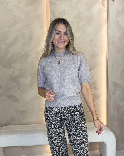 French Connection Kezia Mock Neck Jumper - Almond Neutral