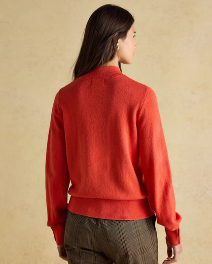 Joules Enid High Neck Jumper - Orange