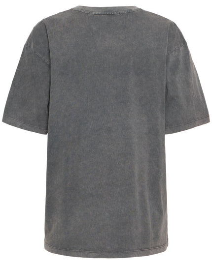 Enya T-Shirt - Black Acid Wash