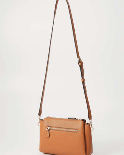 Guess Noelle II Triple Compartment Crossbody - Light Cognac