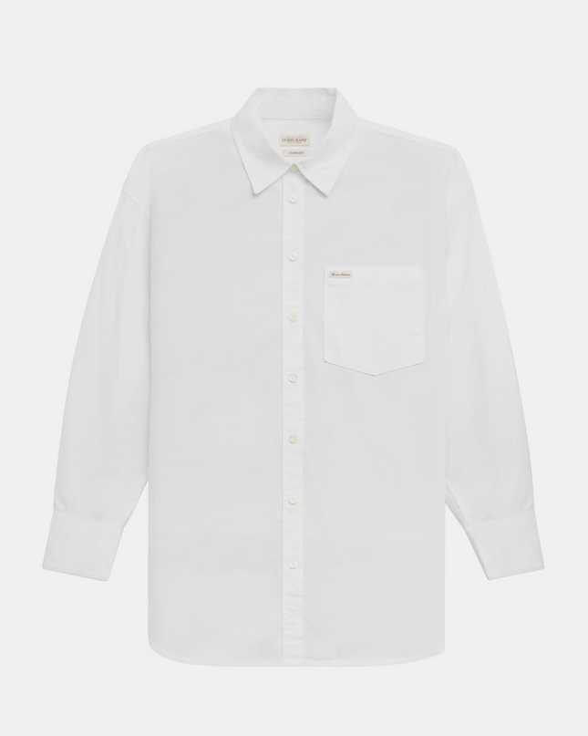 Guess Jeans Oversized Pocket Shirt - White