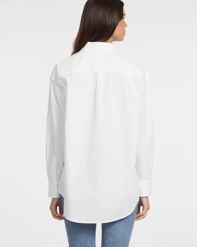 Guess Jeans Oversized Pocket Shirt - White