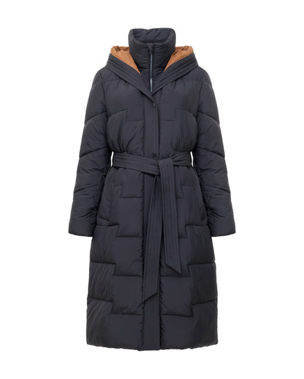 French Connection Minnie Belted Coat - Black Pecan