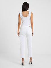 French Connection Stretch Ankle Jean - White