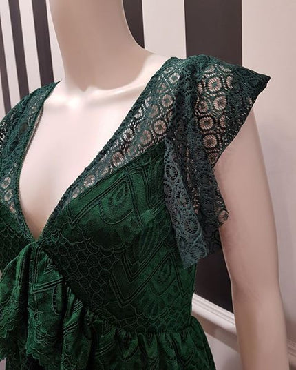 Guess Angelica Lace Dress - Green
