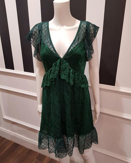 Guess Angelica Lace Dress - Green
