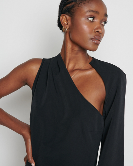 Alicia Cut Out Mini Dress - Black