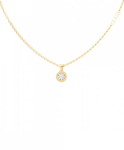 Guess Colour My Day Gold Crystal Necklace