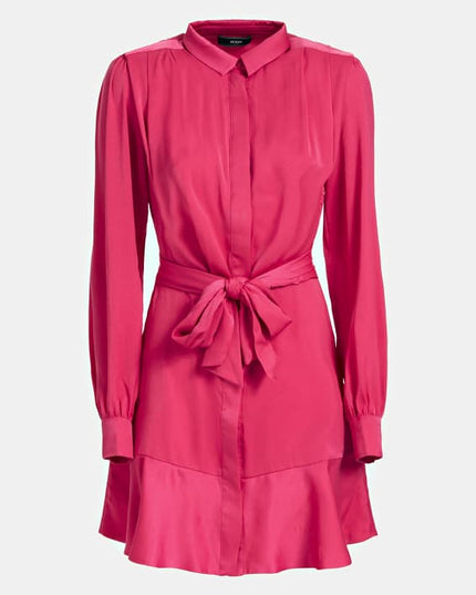 Guess Hope Shirt Dress - Shocking Pink