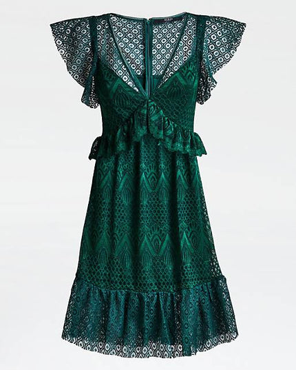 Guess Angelica Lace Dress - Green