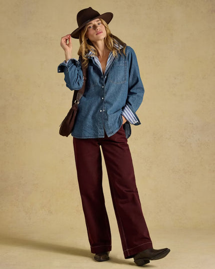Denim Blue Relaxed Fit Shirt