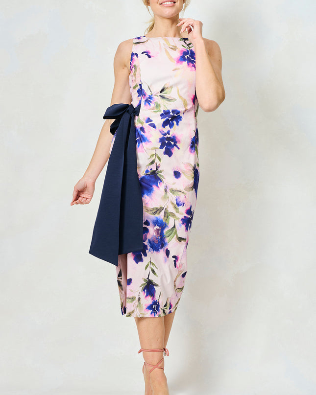 Rebecca Dress -  Blush/Navy