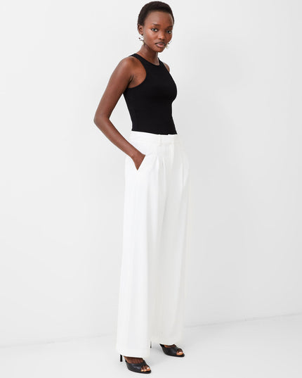 French Connection Harrie Tailored Trousers - Porcelain Cream