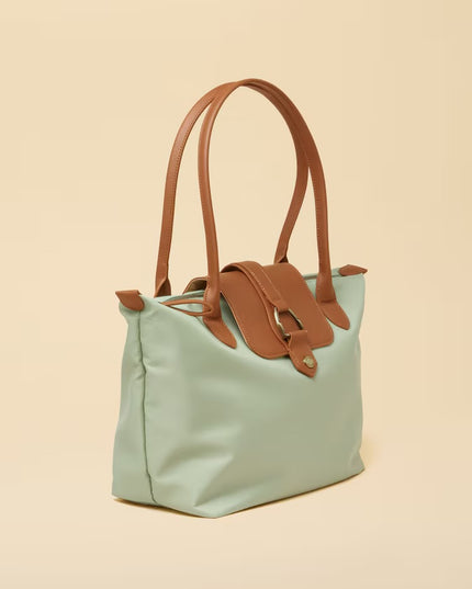 Edie Tote Shoulder Bag - Pistachio
