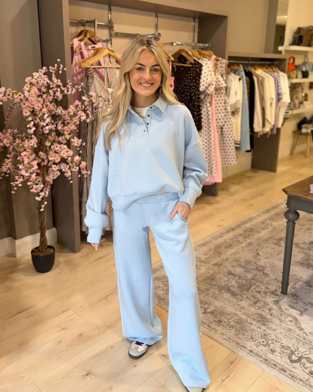 Guess Jeans Scuba Track Pant - Aerial Blue