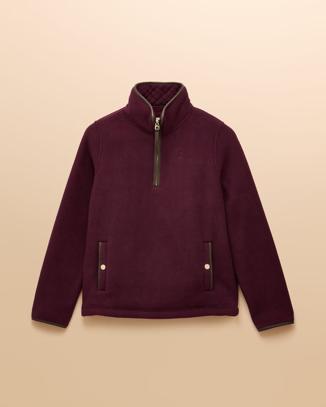 Heritage Burgundy Quarter Zip Fleece