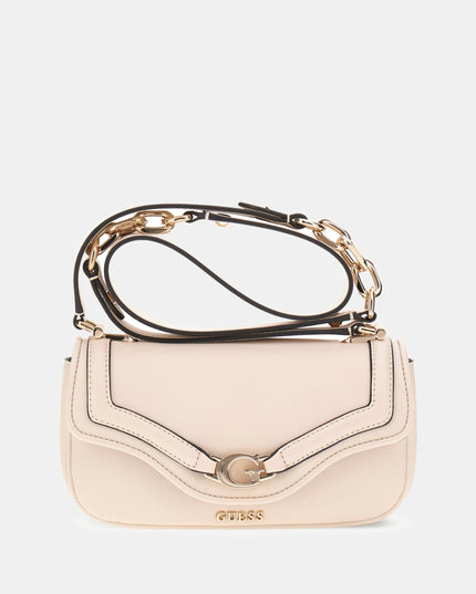 Guess Dea Mini Crossbody Flap - Off White