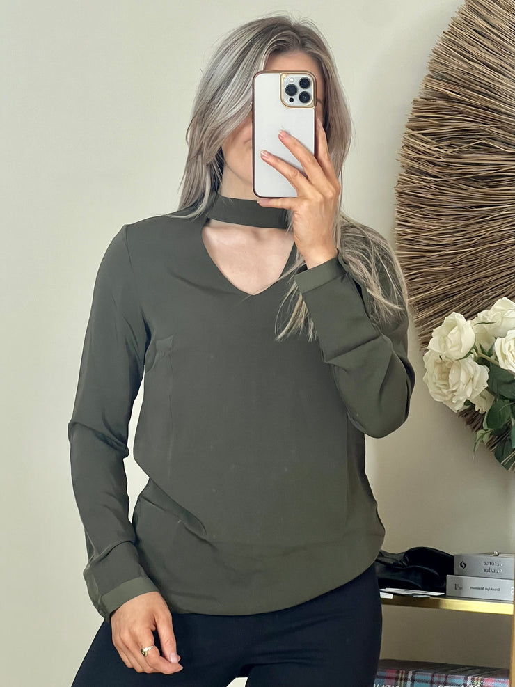Cut Out Top - Green