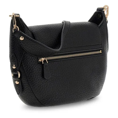 Guess Marsha Flap Shoulder Bag - Black