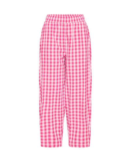 Felica Pants - Very Berry/Pink Check