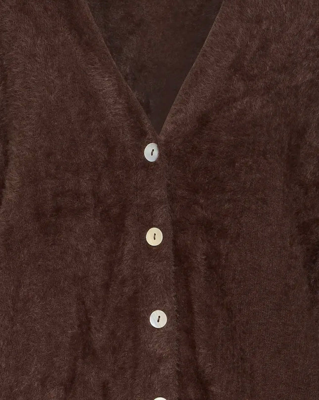Brula Cardigan - Coffee Bean