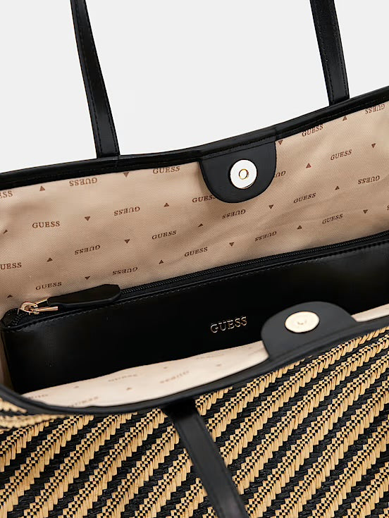 Guess Vikky Large Shopper - Black Multi