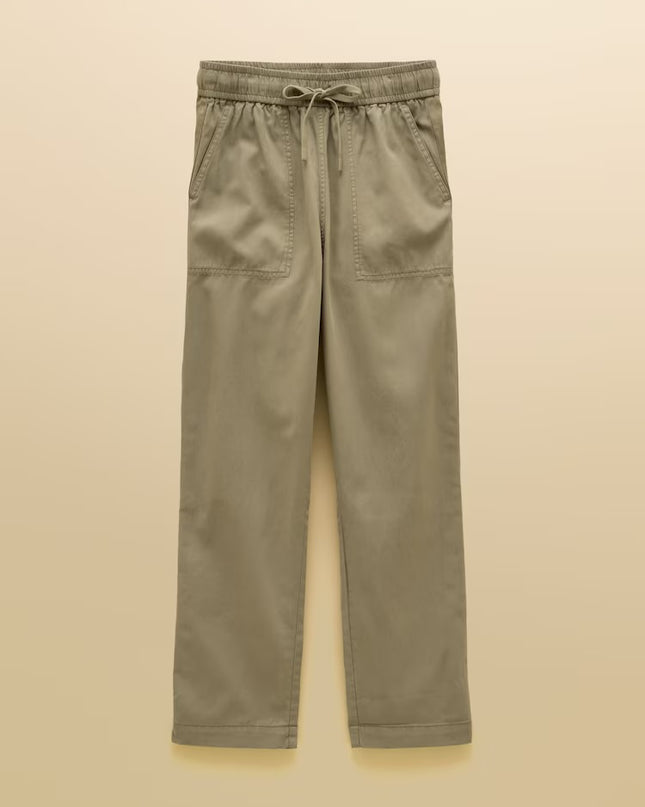 Relaxed Chino Tapered Trousers - Khaki