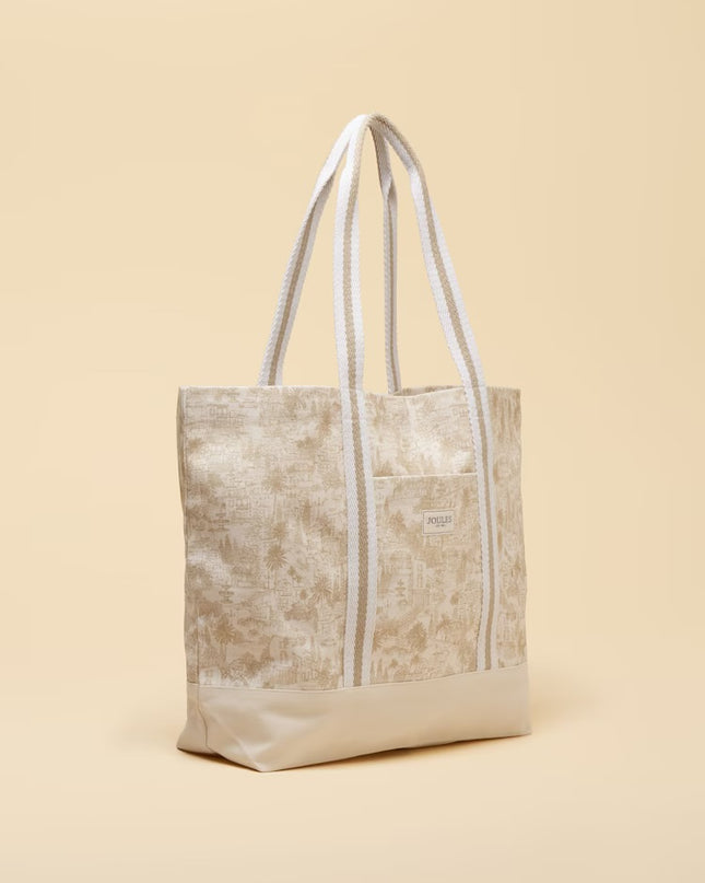 Promenade Canvas Tote Bag - Neutral