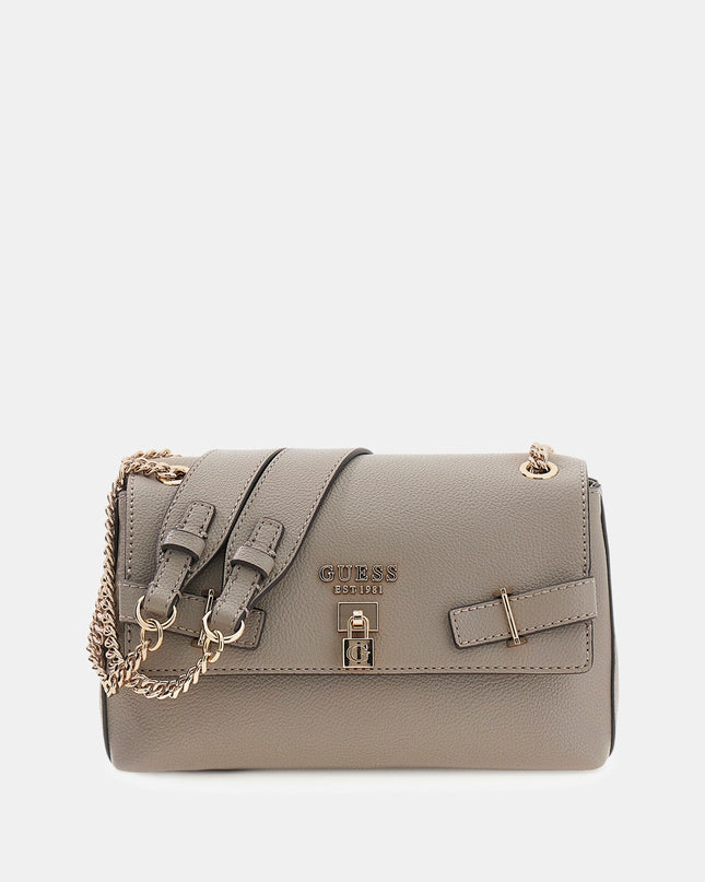 Guess Yesba Convertible Crossbody Flap - Dark Taupe