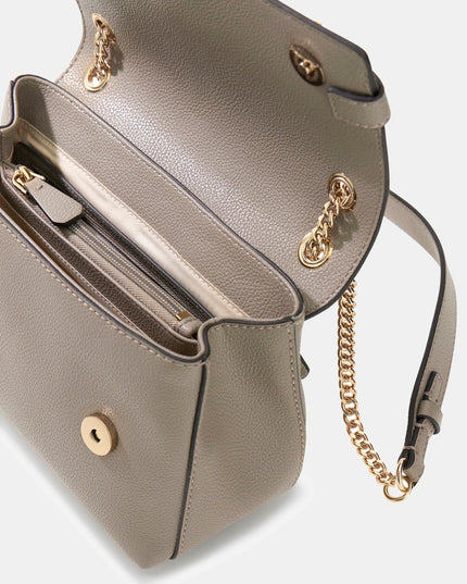 Guess Yesba Convertible Crossbody Flap - Dark Taupe