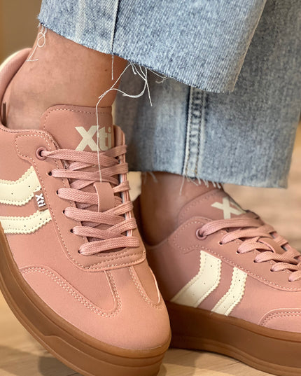 Platform Sneaker - Dusky Pink