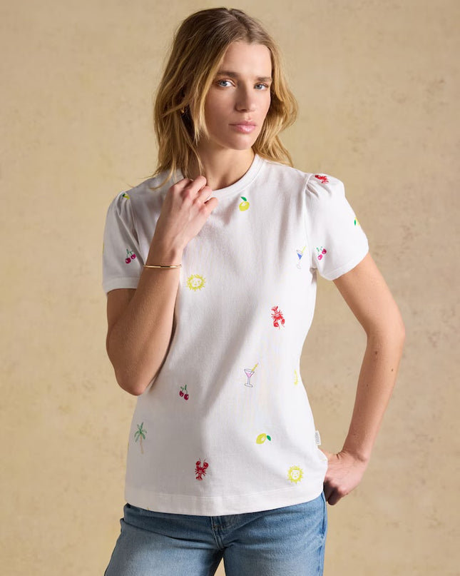 Erin Summer Icons T-Shirt - White