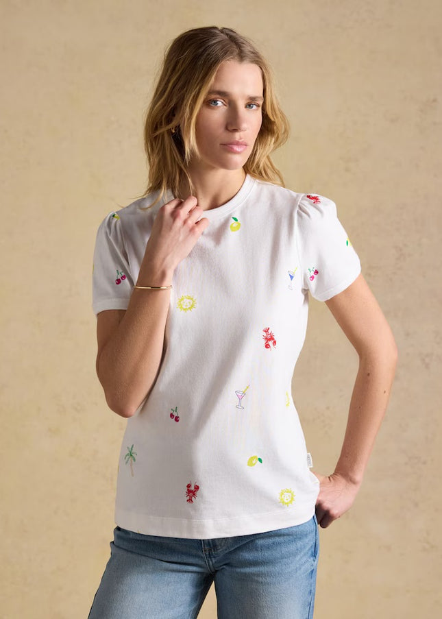 Erin Summer Icons T-Shirt - White